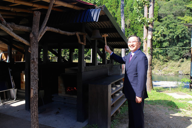 JR九州の青柳社長が超多忙な日程を割き、豊後大野まで足を延ばされました。